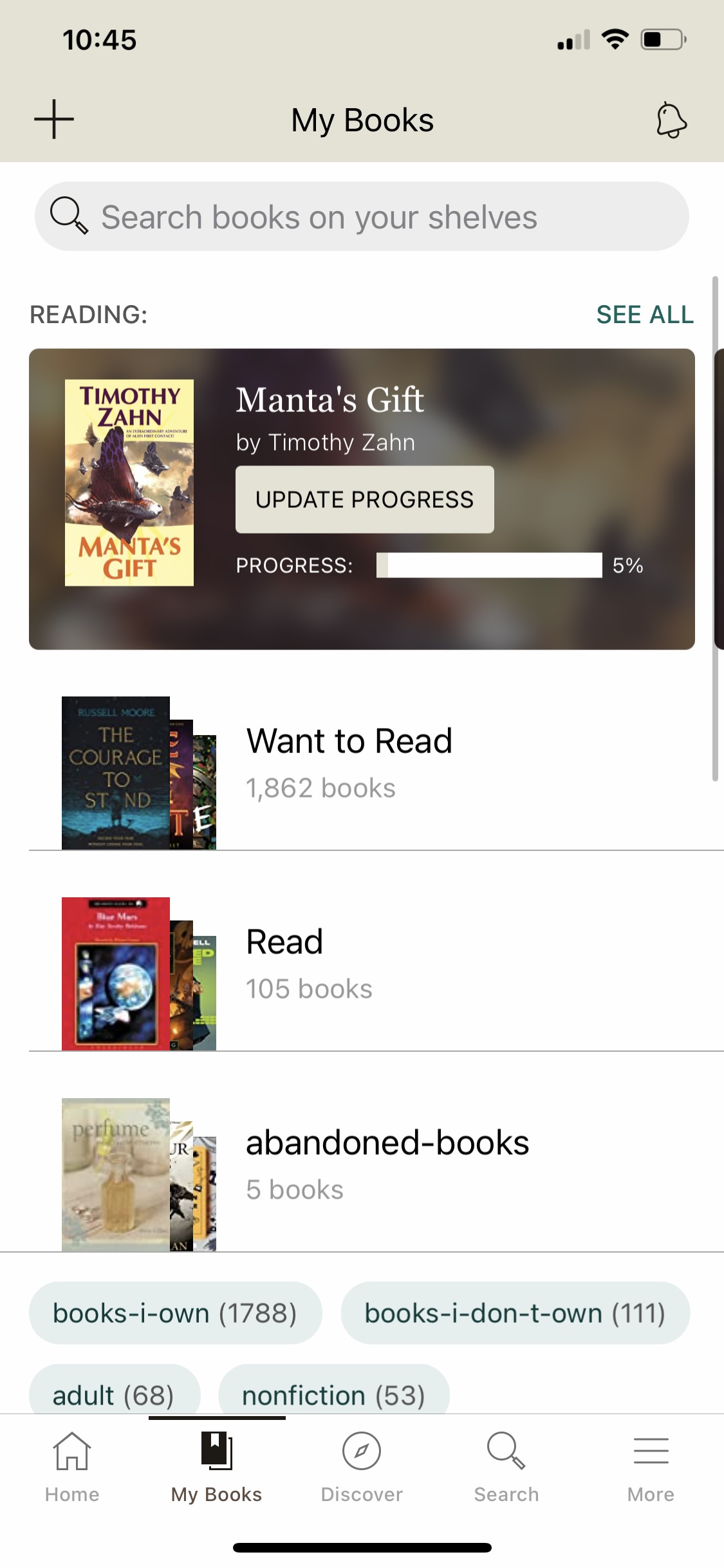 Book-Tracking Apps, Part III (Goodreads)